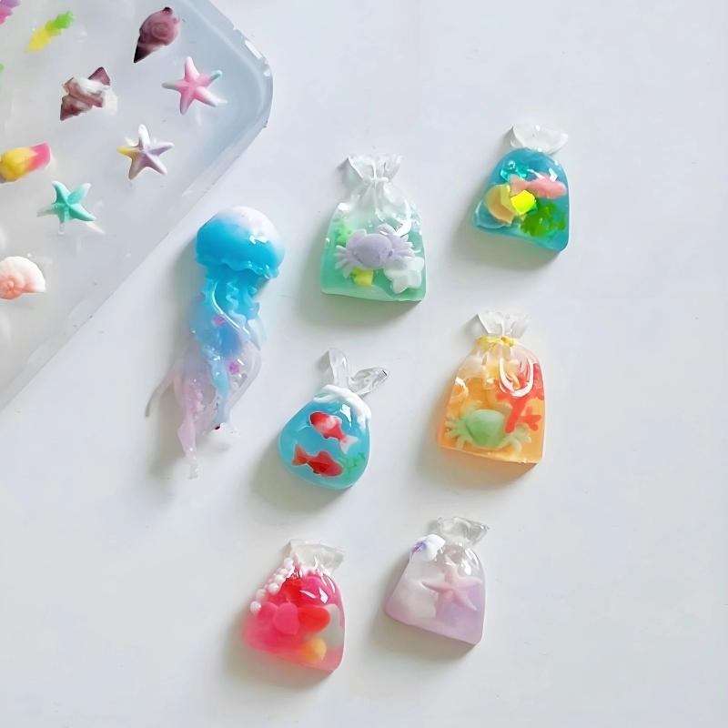 Art Craft Jellyfish - 3D Ocean Series Jellyfish Starfish Shells