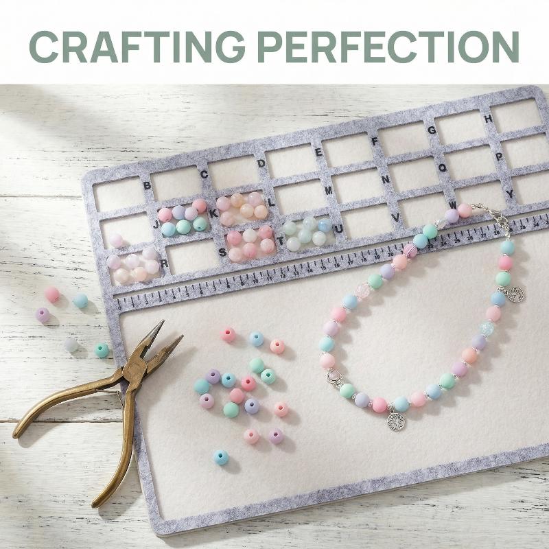 Art Craft And Design - Felt Beading Mat Rectangle Felt Bead