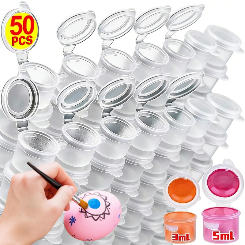 Art And Craft With Paint - 10/30/50PCS Empty Paint Pots Mini Paint