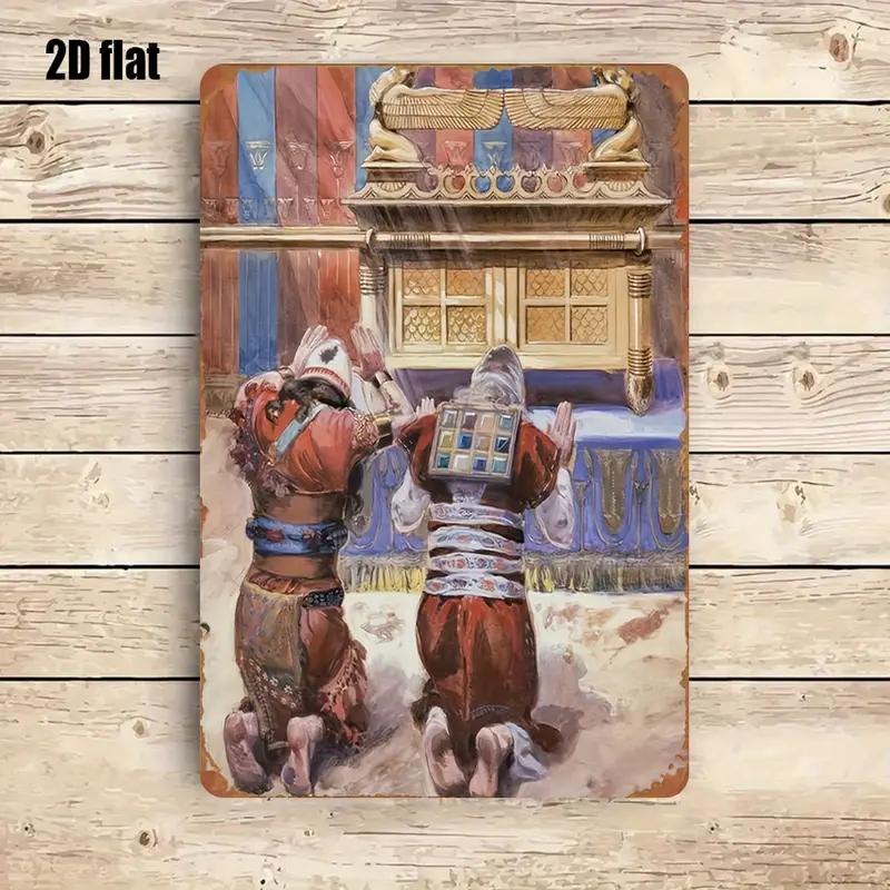 Art & Craft Of Problem Solving - CIFBUY Rustic Biblical Scene Metal Wall