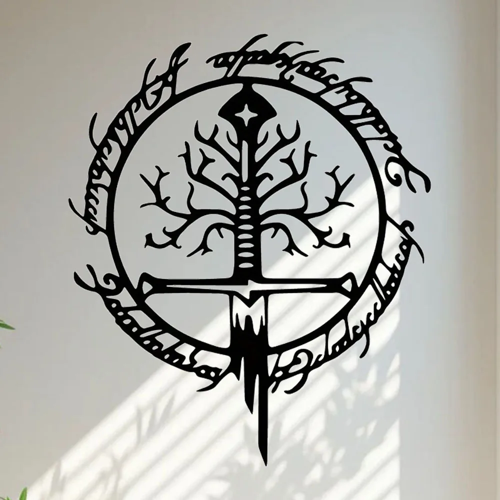 Art Craft Room - CIFBUY Metal Wall Art Oath Iron