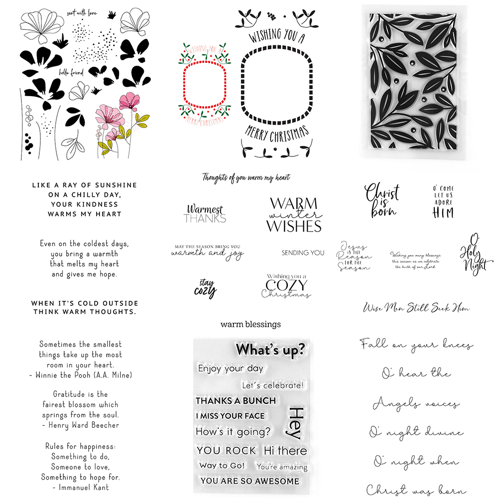 Art Craft Quotes - Celebrity Quotes Bag-It Holiday Warm Thoughts