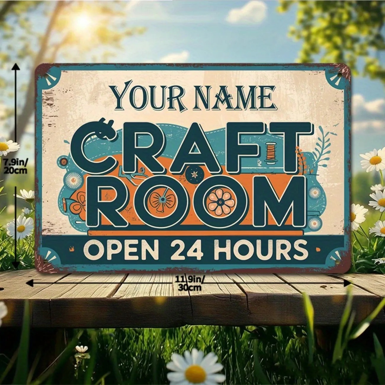Art Craft Quotes - 1pc [2D Flat] Customizable Vintage Craft