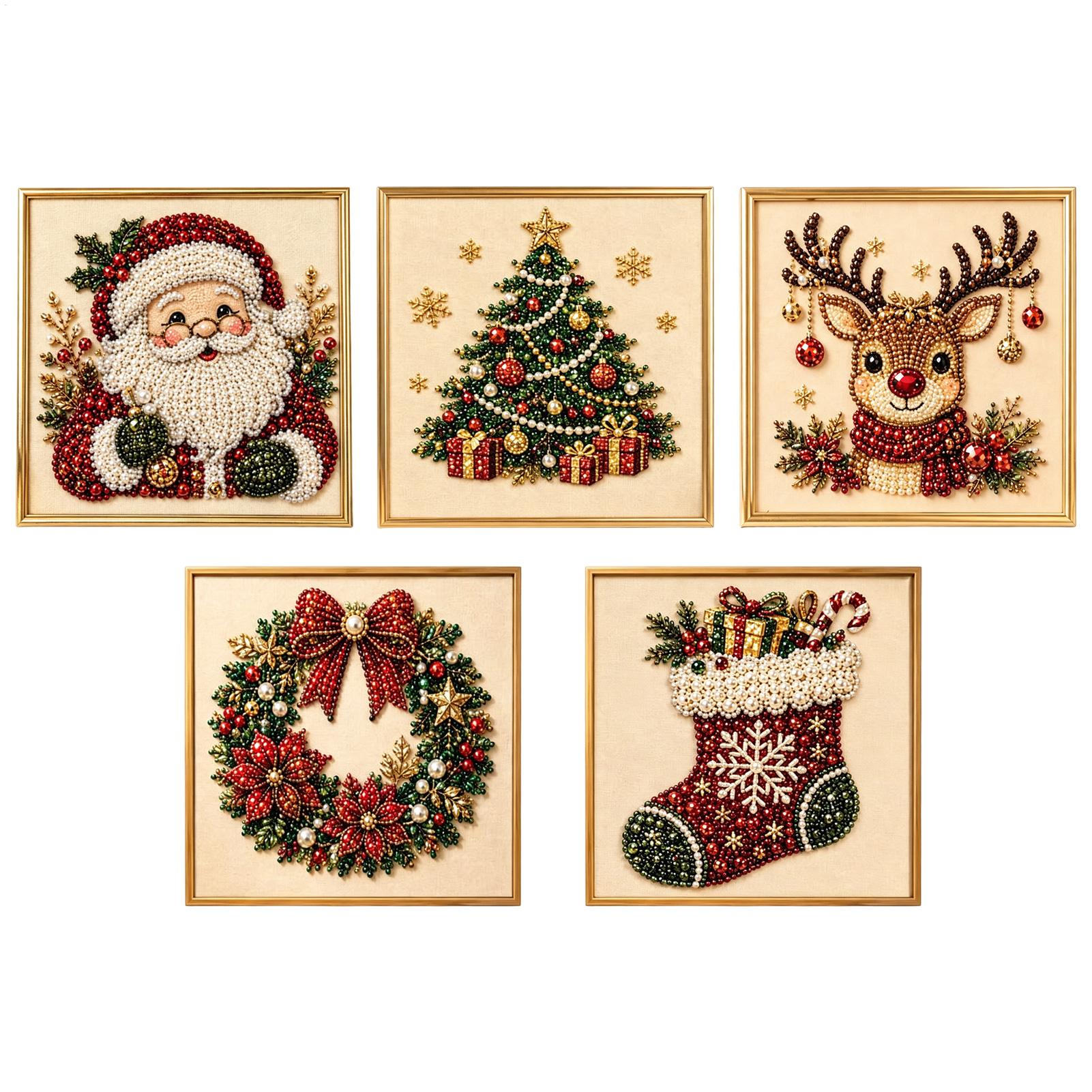 Art Craft Room - Pearl Painting Kit Christmas Handmade Decorative