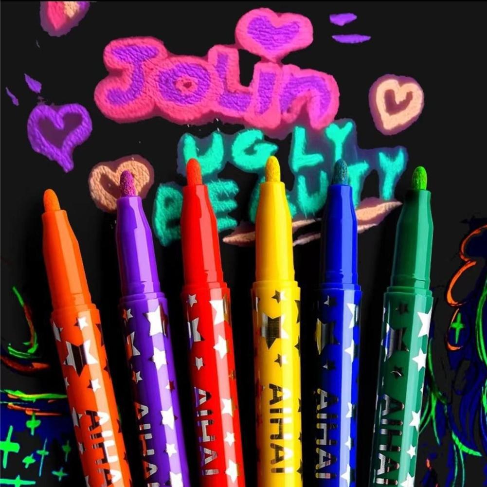 Art Craft Doodle - 6 Colors Glow in the Dark