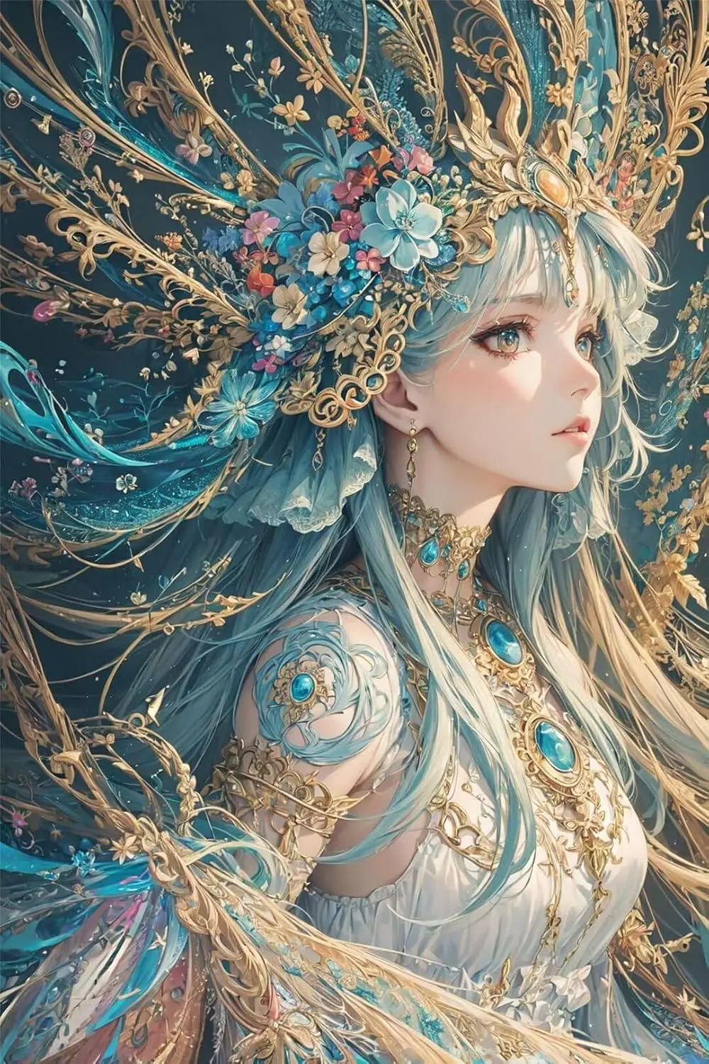 Art And Craft With Paint - 5D Diamond Painting Kits Anime Girls