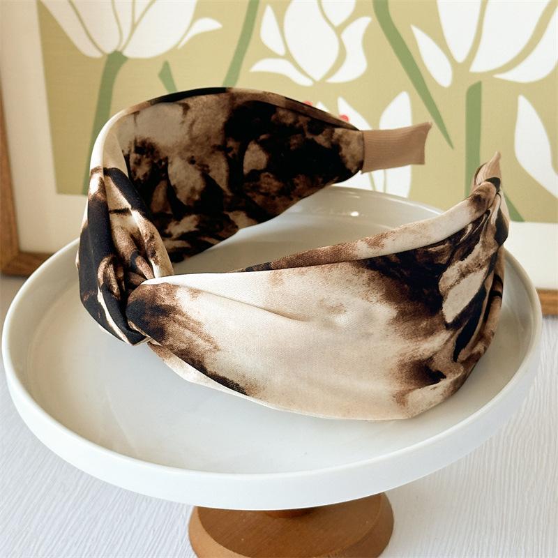 Tie-Dye Printed Headband - Vin - đánh giá và giá Silk Painting Dye