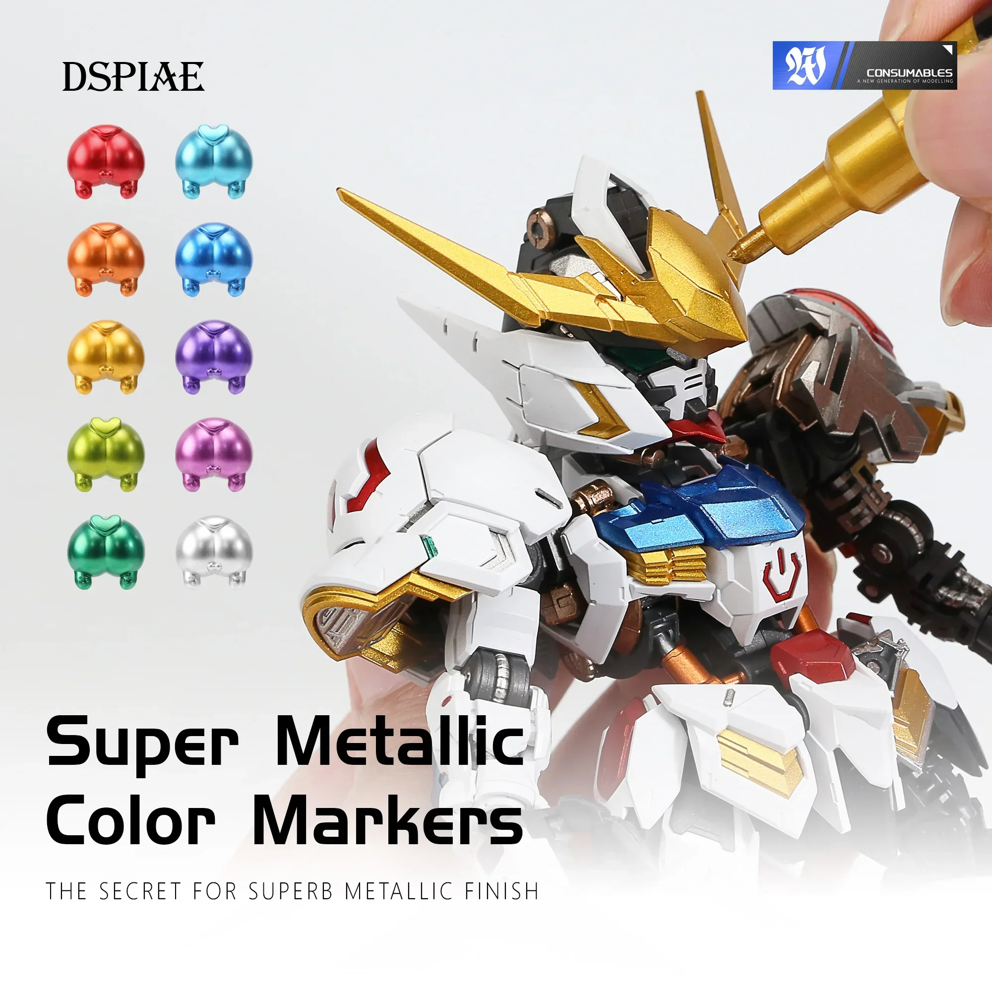 DSPIAE MKA Super Metallic Mark - đánh giá và giá Illustration Marker Set