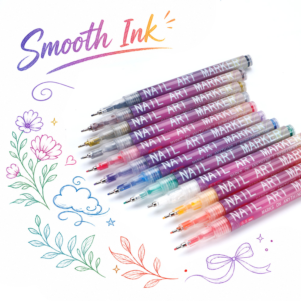 12Pcs Fine Line Marker Pen Set - đánh giá và giá Illustration Marker Set