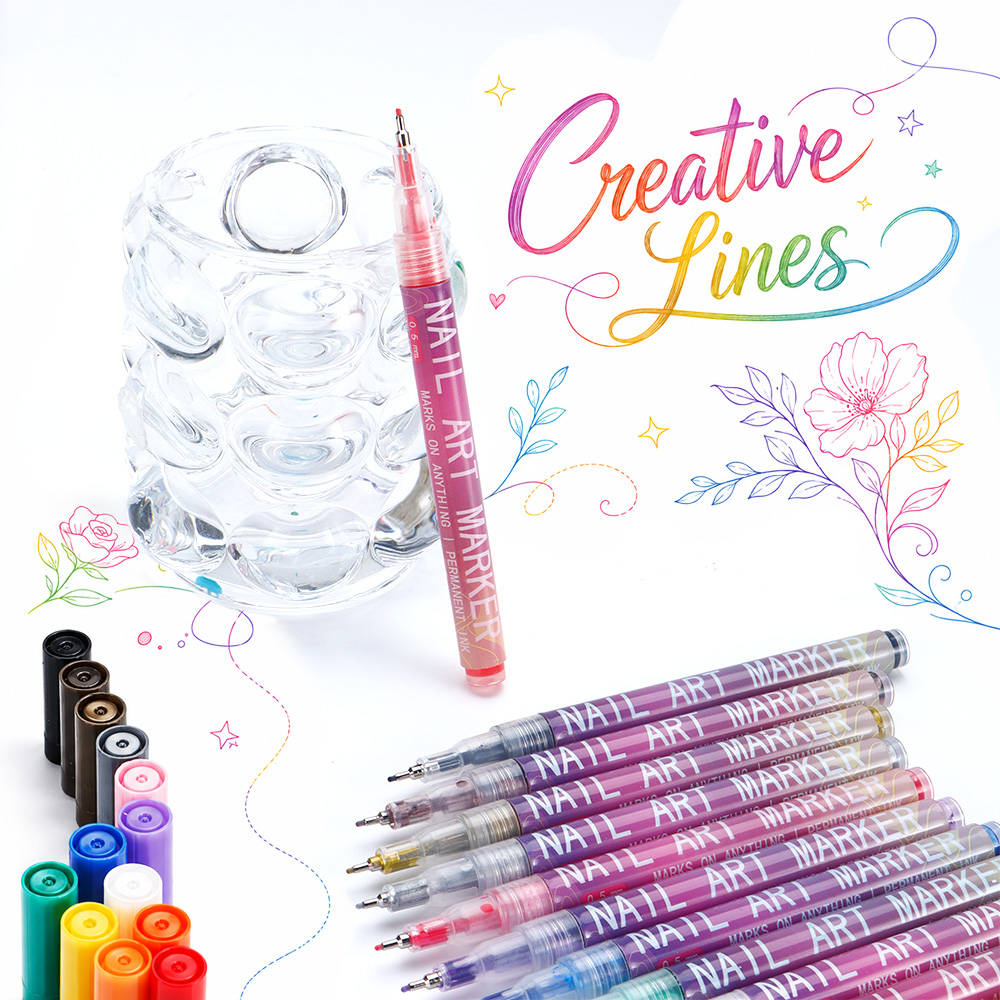 12Pcs Fine Line Marker Pen Set - đánh giá và giá Illustration Marker Set
