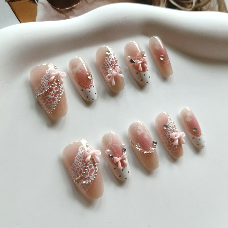 10Pcs French Style 3D Bowknot  - đánh giá và giá Art Craft Handmade