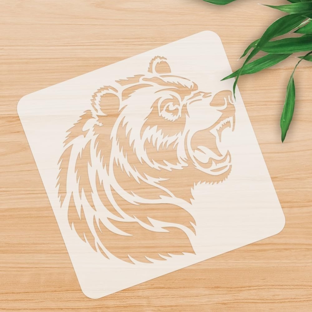 1 Piece Roaring Bear Head Anim - đánh giá và giá Art And Craft With Paint