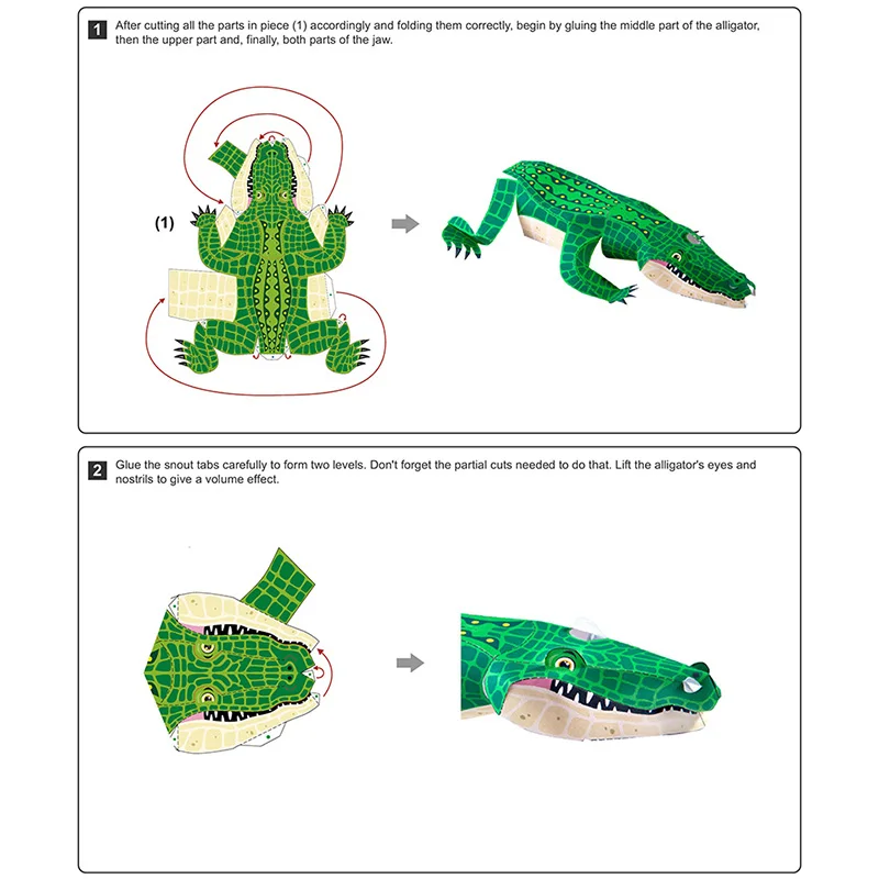 Alligator Crocodile Folding Or - đánh giá và giá Art And Craft Nature