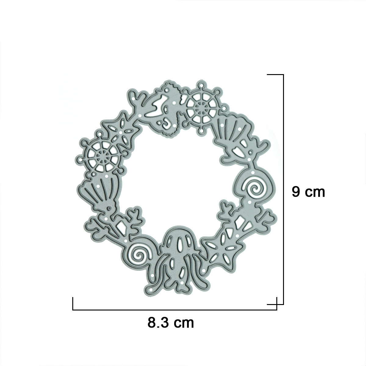 Nhỏ Nauticl Vòng Hoa Dương Cắt - đánh giá và giá Art Craft Jellyfish