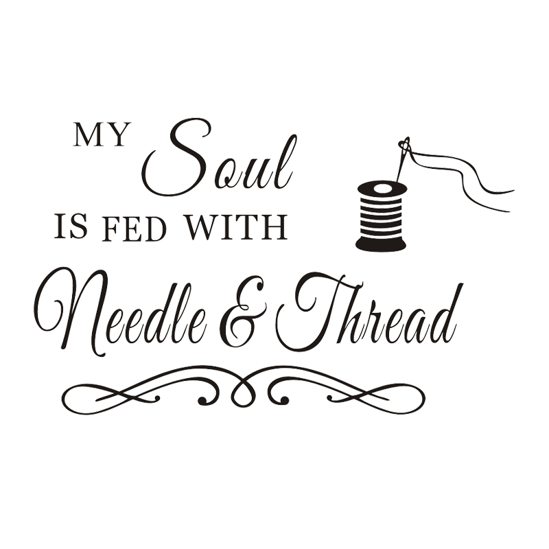 My Soul Needle and Thread Wall - đánh giá và giá Art Craft Quotes