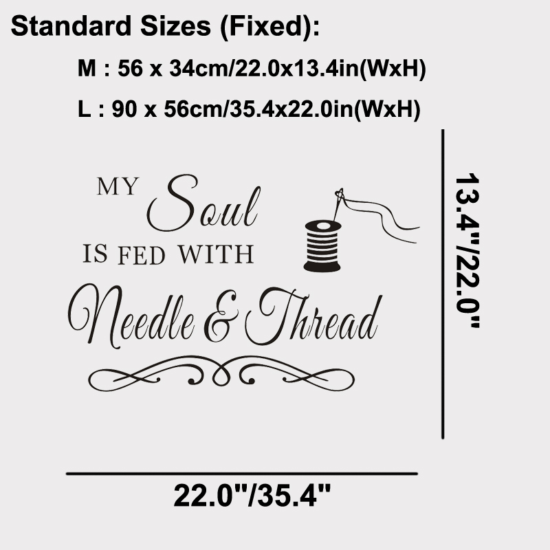 My Soul Needle and Thread Wall - đánh giá và giá Art Craft Quotes