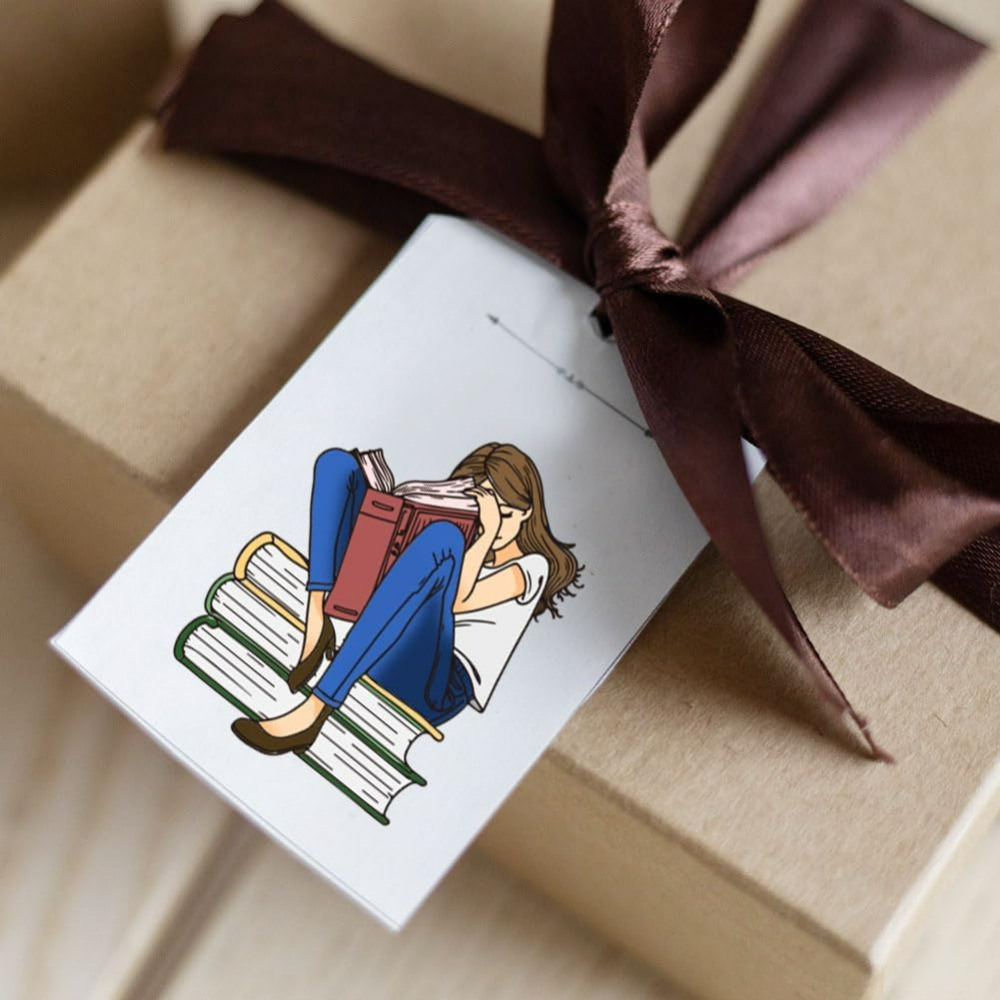 Lady and Books Clear Stamps Bo - đánh giá và giá Rubber Stamp Blank