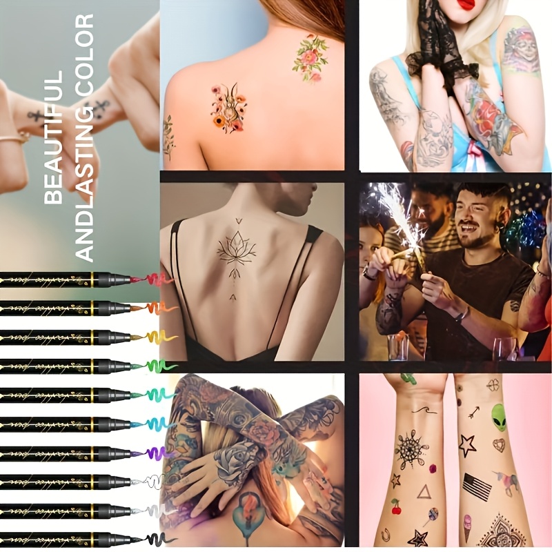 Temporary tattoo marker set wi - đánh giá và giá Illustration Marker Set