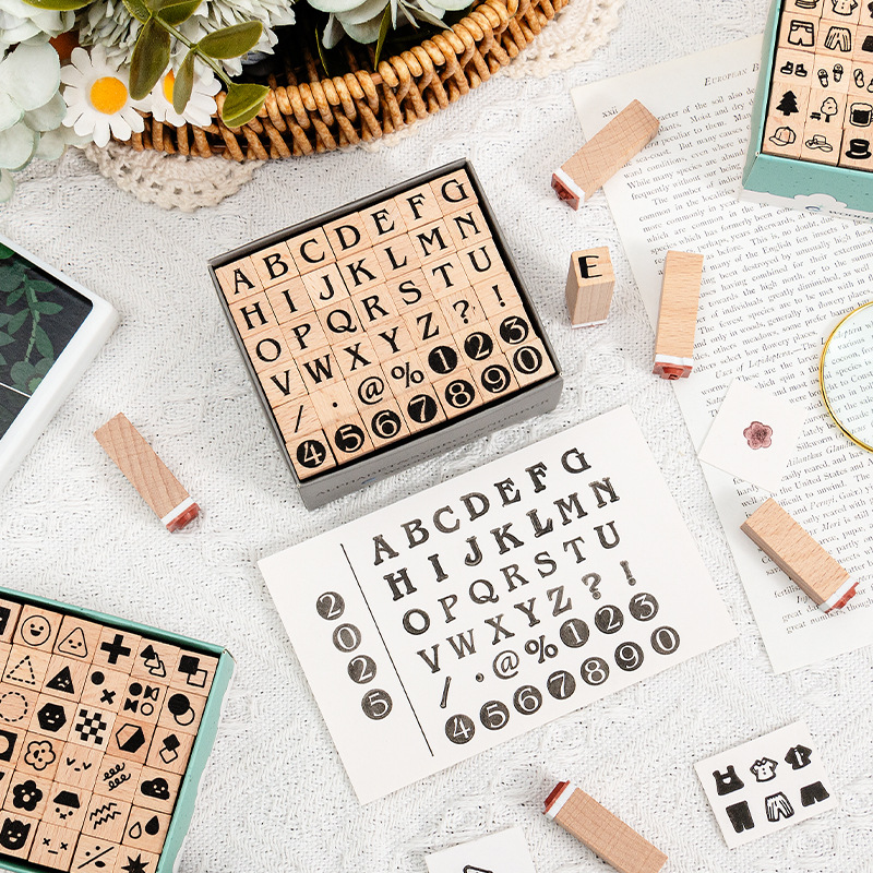 Cute Wooden Planner Rubber Sta - đánh giá và giá Rubber Stamp Blank