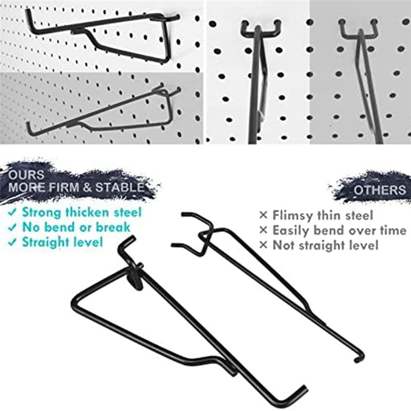 75STO-Peg Board Shelf Hooks, 8 - đánh giá và giá Art Craft Room