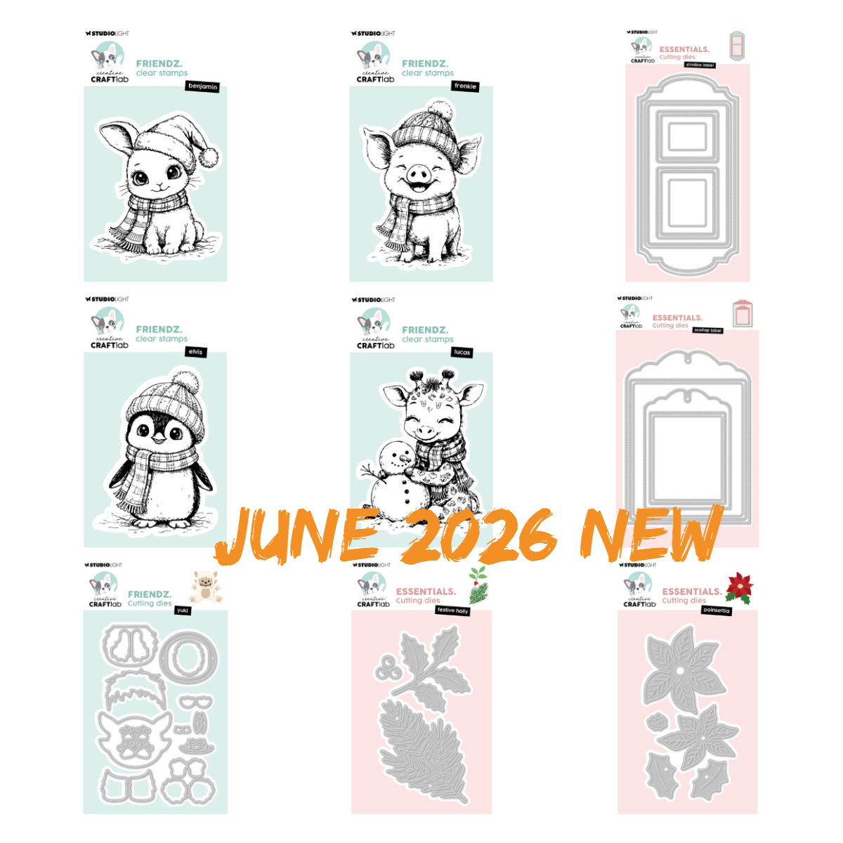 New Christmas Animals Silicone - đánh giá và giá Rubber Stamp Blank