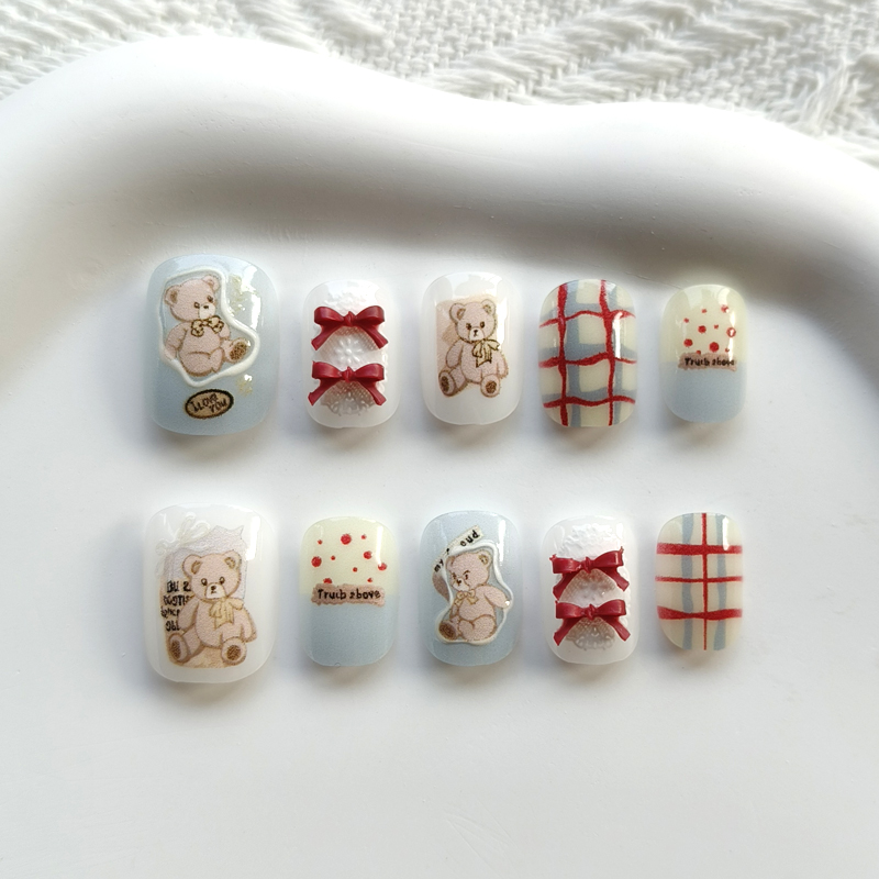 10Pcs Korean Style Cute Bear a - đánh giá và giá Art Craft Handmade