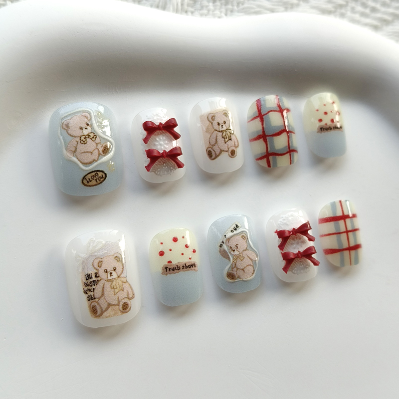 10Pcs Korean Style Cute Bear a - đánh giá và giá Art Craft Handmade