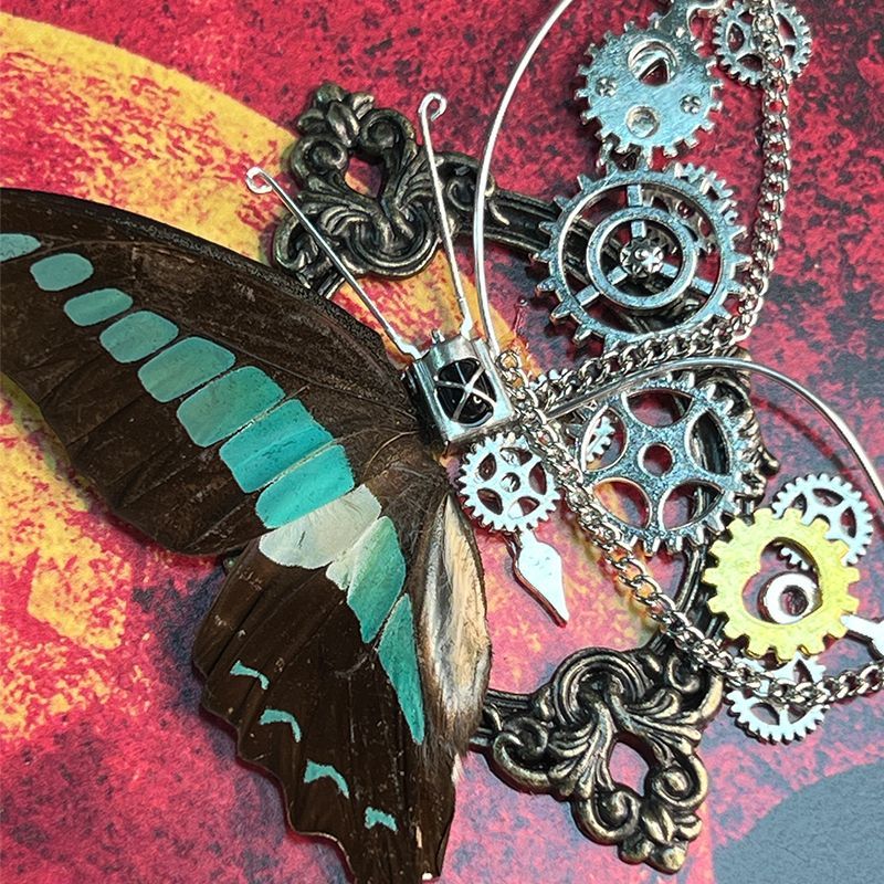 Steampunk Butterfly Frame DIY  - đánh giá và giá Art Craft Handmade