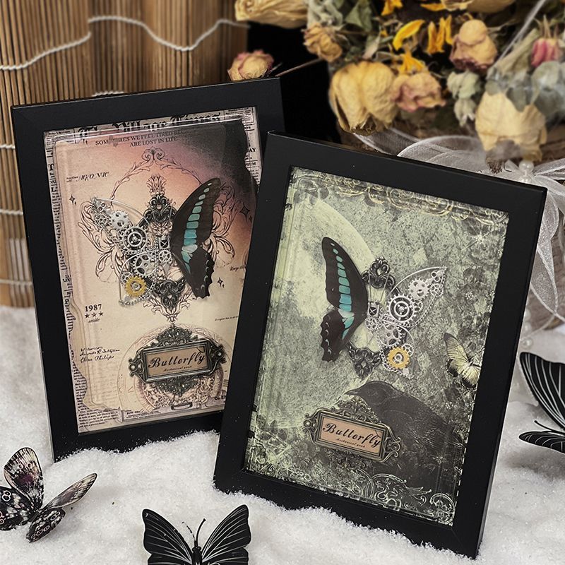 Steampunk Butterfly Frame DIY  - đánh giá và giá Art Craft Handmade