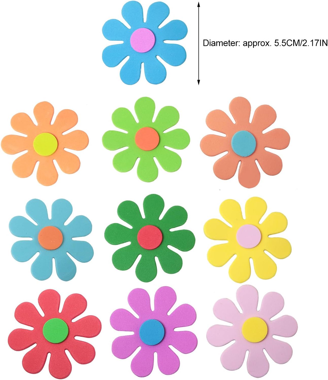3D flower foam stickers Spring - đánh giá và giá Art Craft Room