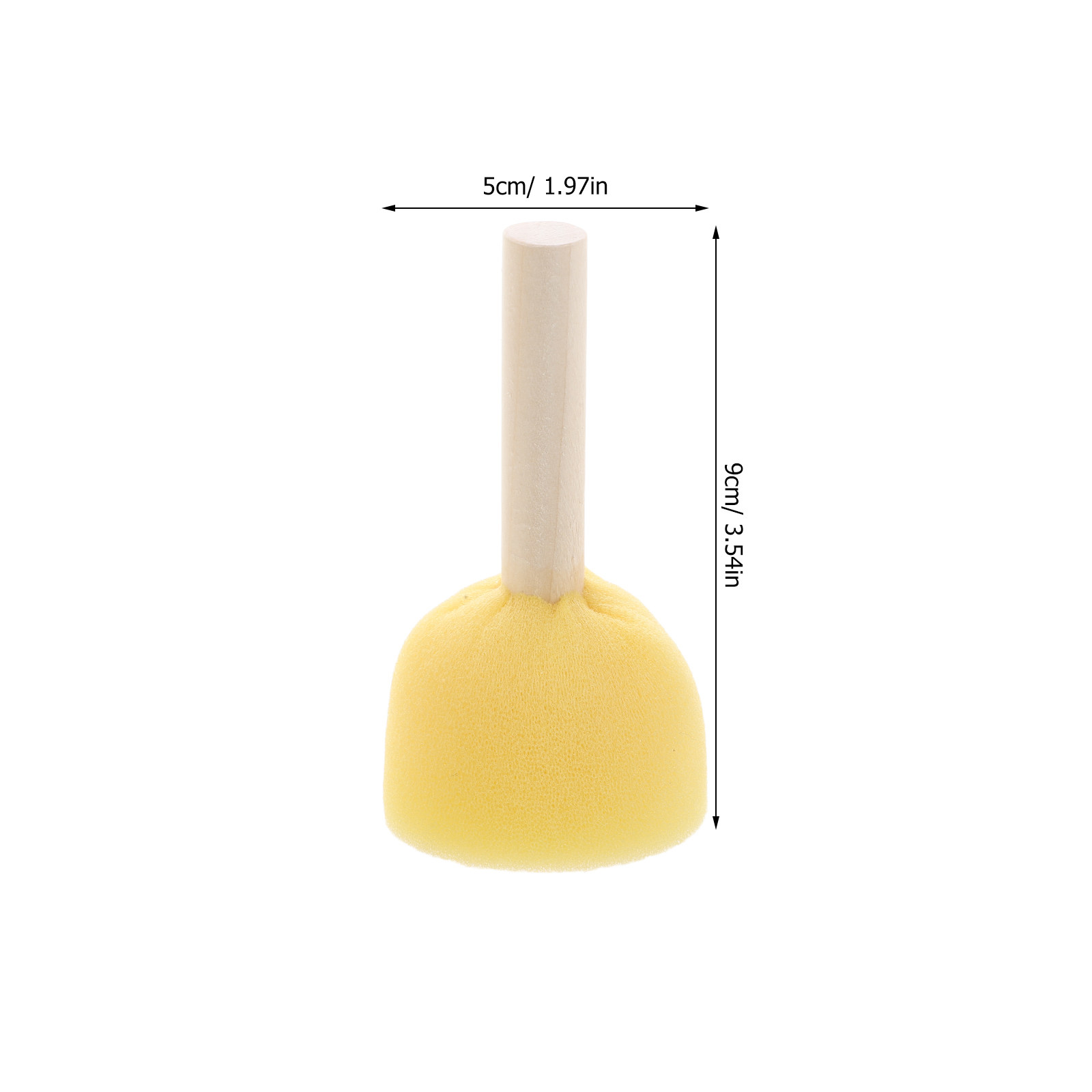 40Pcs Round Sponge Paint Brush - đánh giá và giá Art And Craft With Paint