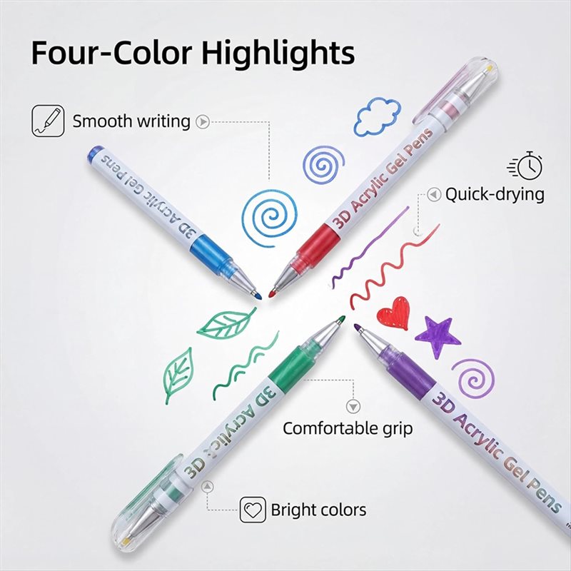 【FITTING】Scented Lava Gel Pen  - đánh giá và giá Art Craft Doodle