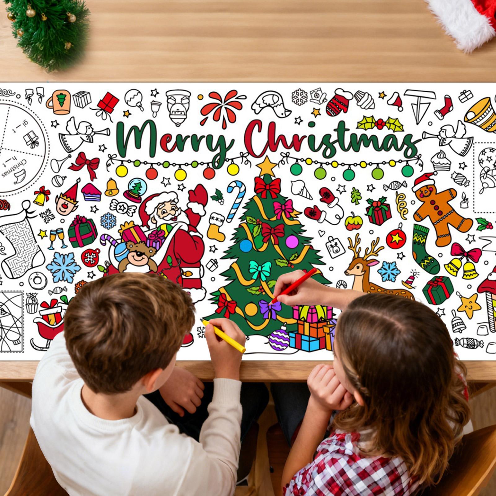 Xmas Giant Coloring PosterBlan - đánh giá và giá Art Craft Doodle