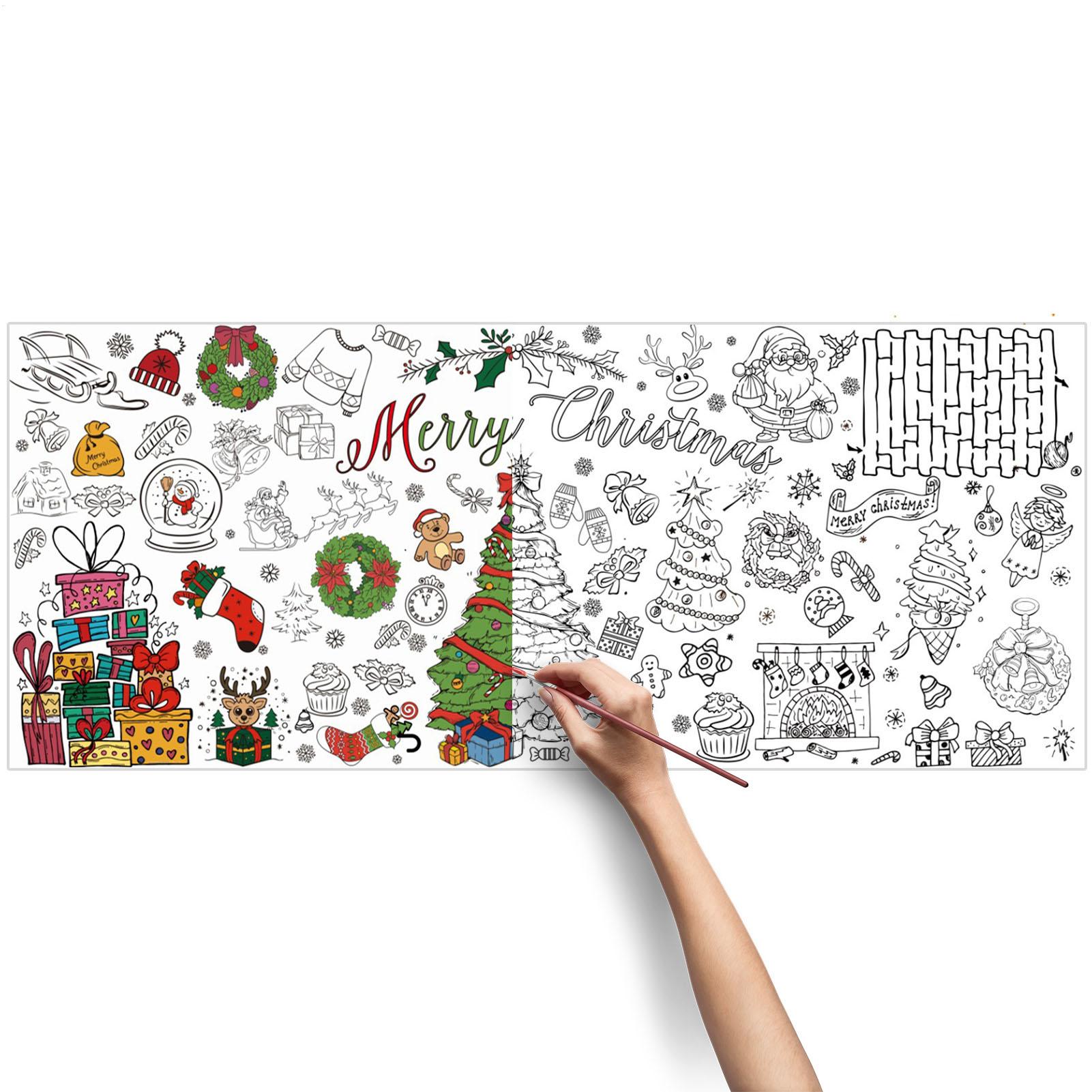 Xmas Giant Coloring PosterBlan - đánh giá và giá Art Craft Doodle