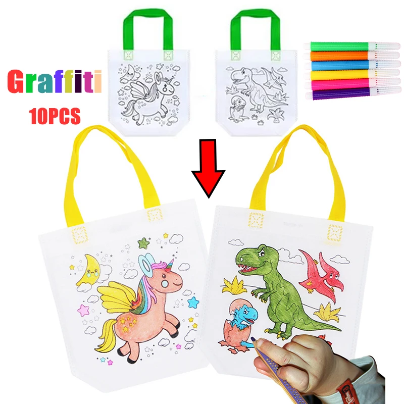 1-10pcs Sets DIY Graffiti Bag  - đánh giá và giá Illustration Marker Set