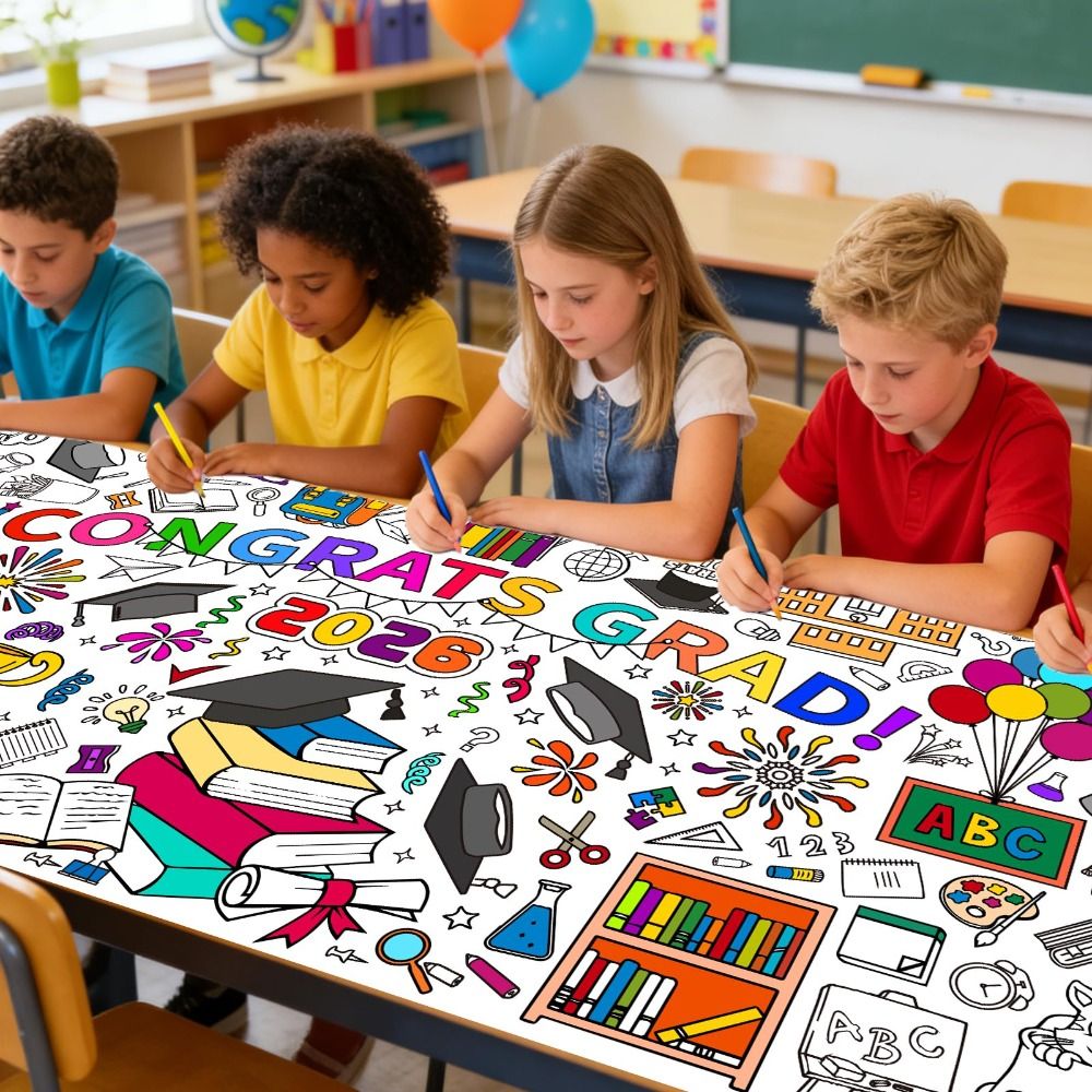 DIY Graduation Coloring Poster - đánh giá và giá Art Craft Doodle