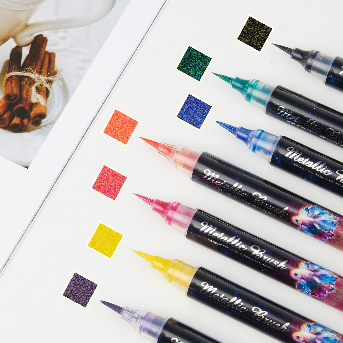 Glitter Effect Brush Markers P - đánh giá và giá Art Craft Doodle