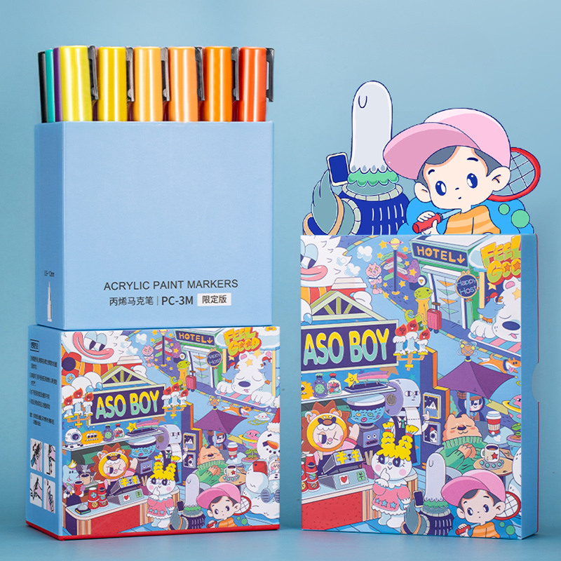 UNI POSCA Graffiti Limited Mar - đánh giá và giá Art Craft Doodle