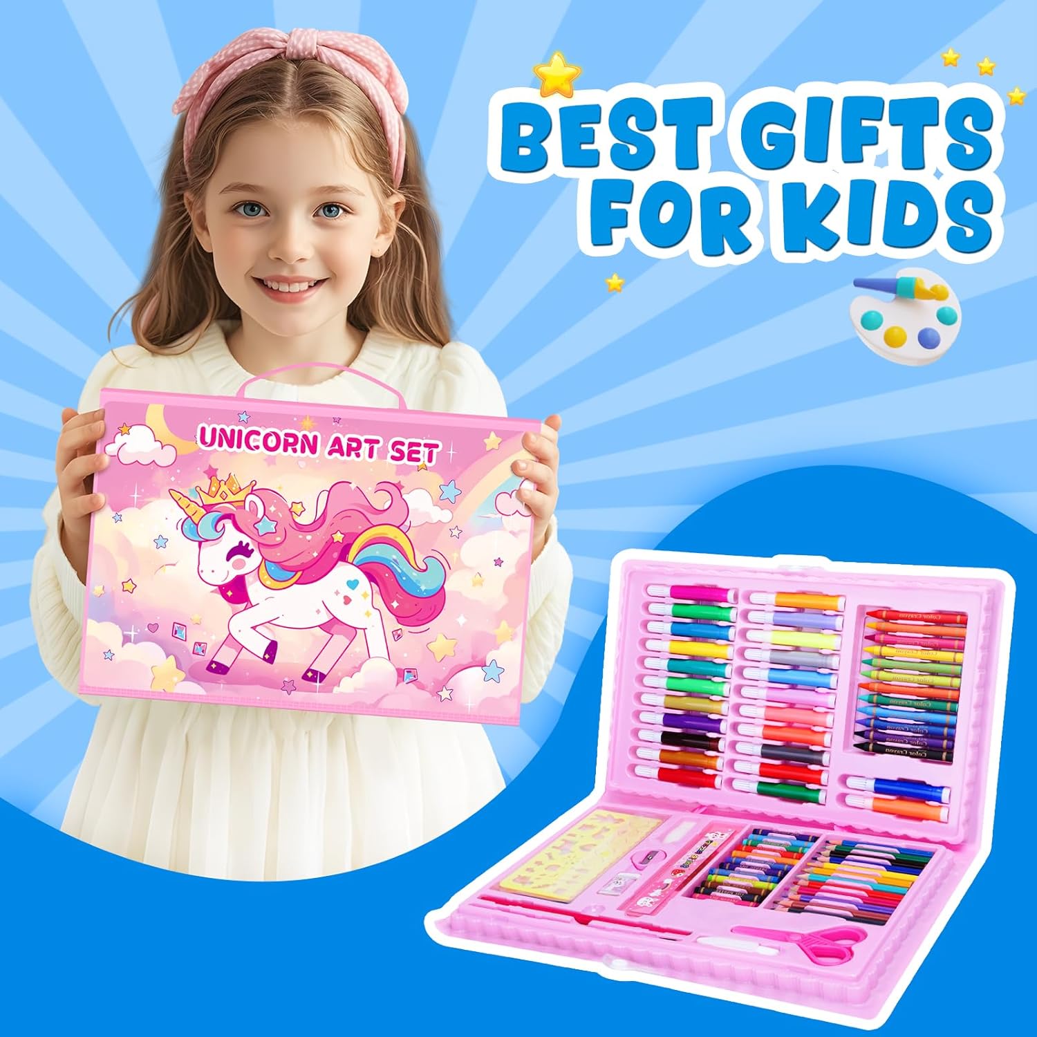 Coloring Book Set for Kids, Di - đánh giá và giá Illustration Marker Set