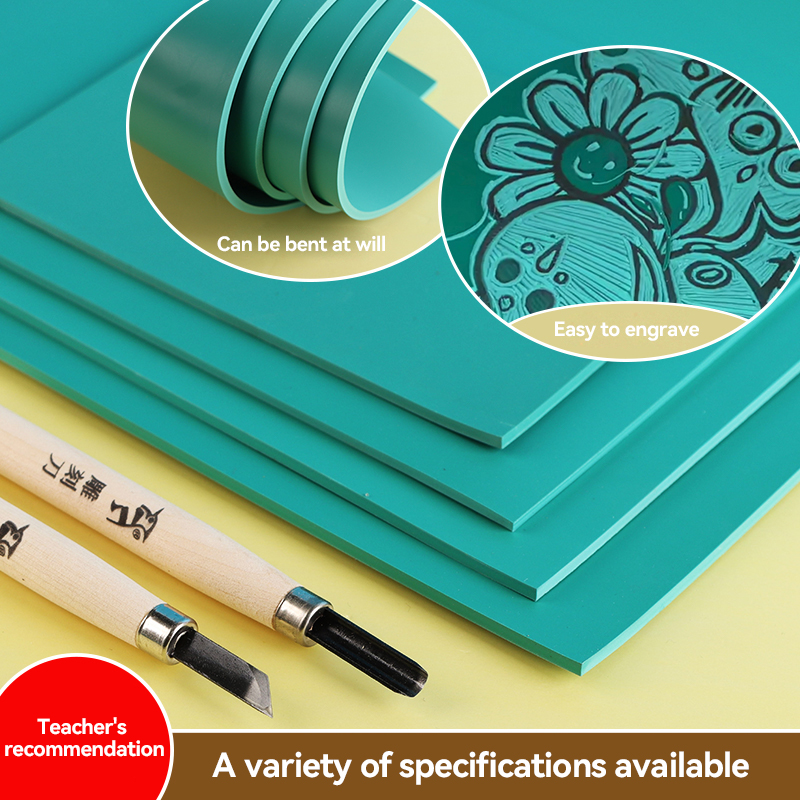 3mm/5mm Linoleum Block Stamp A - đánh giá và giá Rubber Stamp Blank