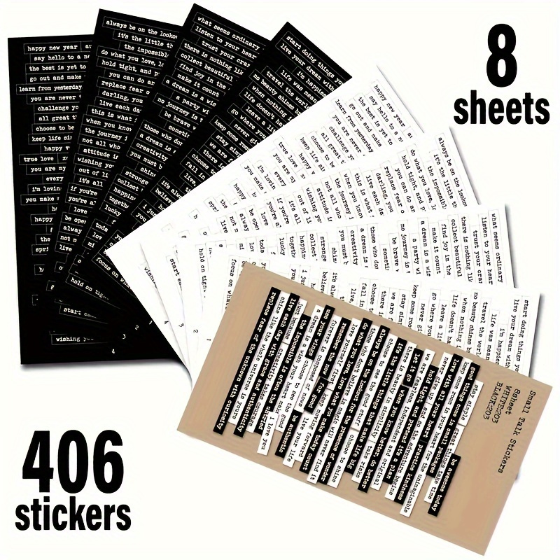 406pcs Inspirational Quote Sti - đánh giá và giá Art Craft Quotes