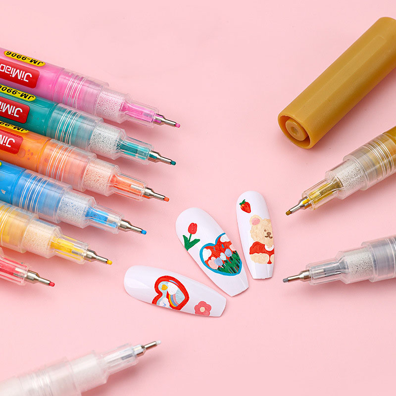 12 Colors Marker Nail Art Pen  - đánh giá và giá Illustration Marker Set