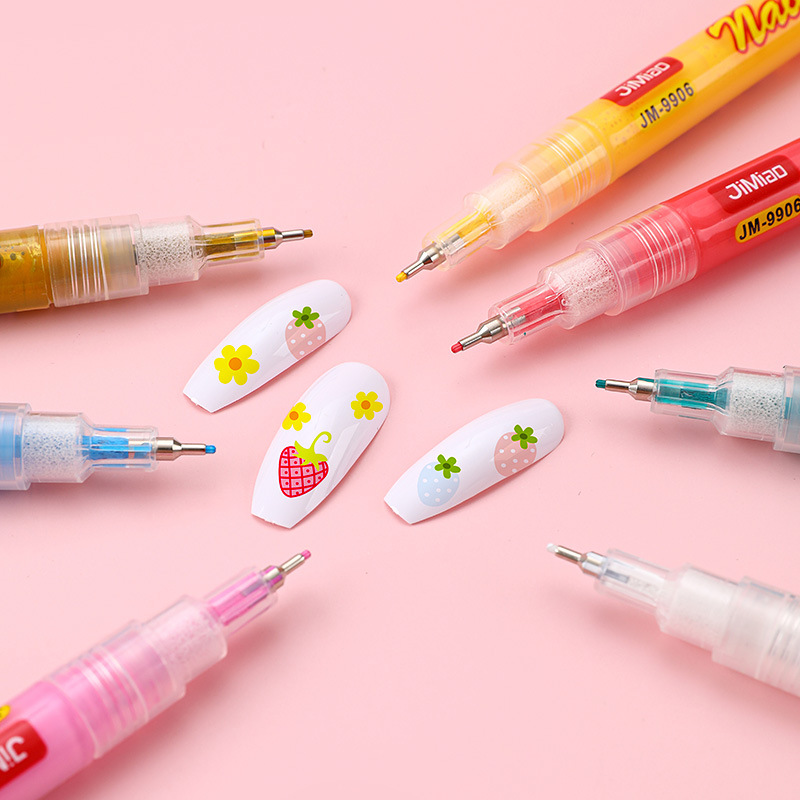 12 Colors Marker Nail Art Pen  - đánh giá và giá Illustration Marker Set