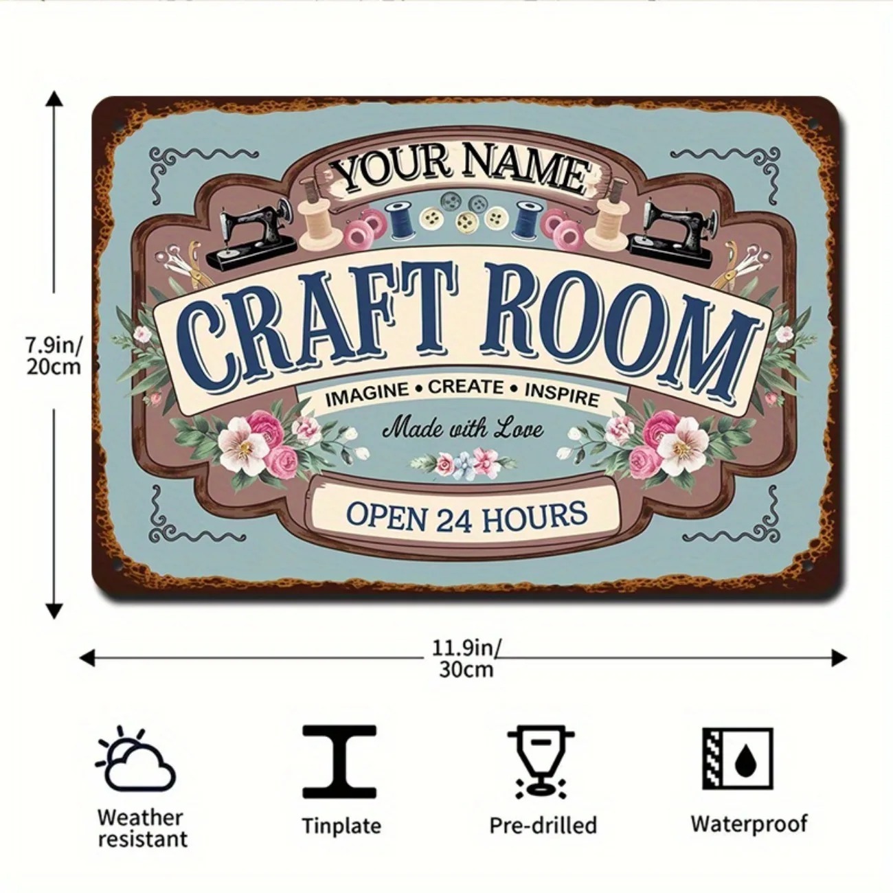 Custom Name Metal Craft Room S - đánh giá và giá Art Craft Room