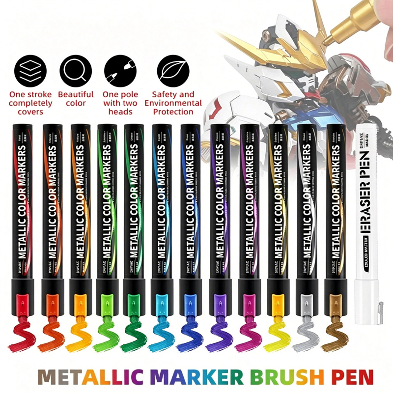 Metallic Markers Colouring Pen - đánh giá và giá Illustration Marker Set