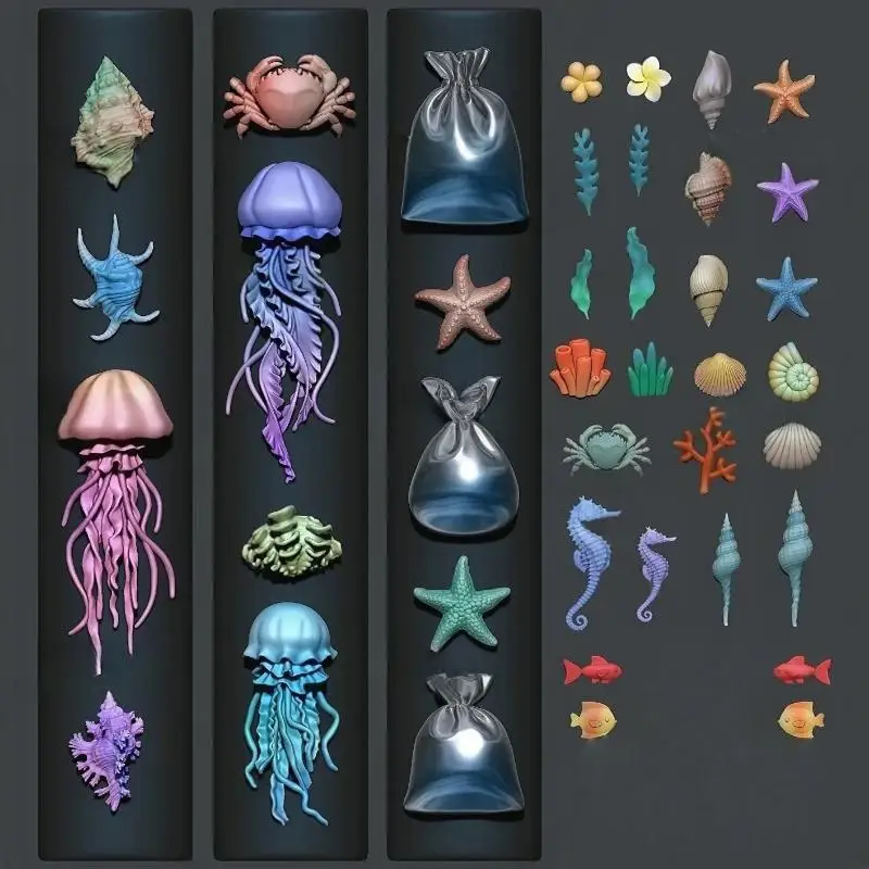 3D Ocean Series Silicone Jelly - đánh giá và giá Art Craft Jellyfish