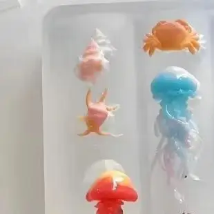 3D Ocean Series Silicone Jelly - đánh giá và giá Art Craft Jellyfish