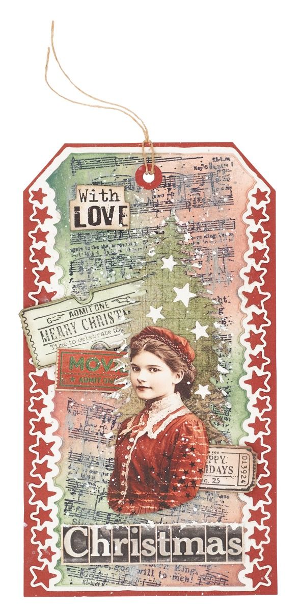 Starry background Winter Santa - đánh giá và giá Rubber Stamp Blank