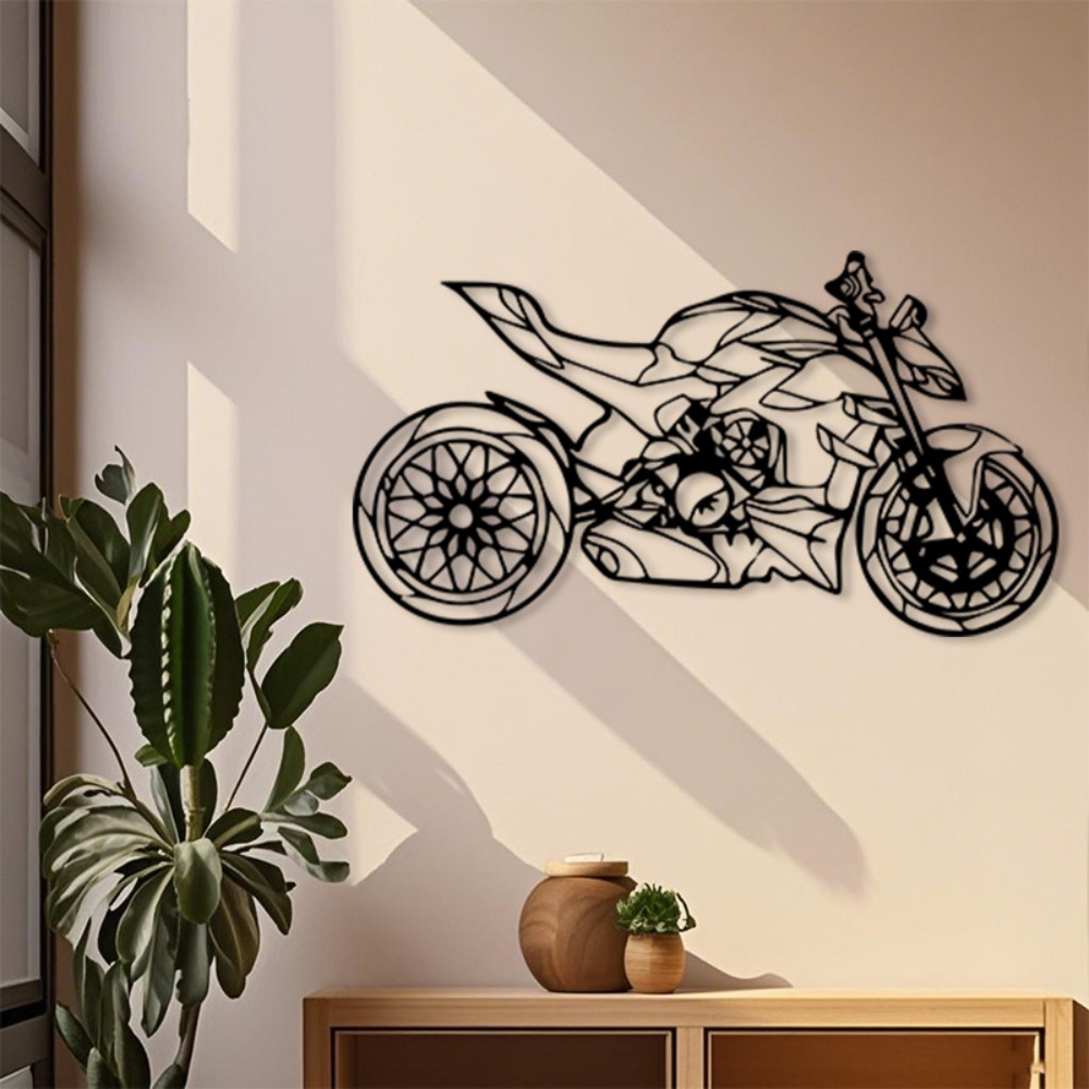 Brand Metal Motorcycle Wall Ar - đánh giá và giá Art Craft Room