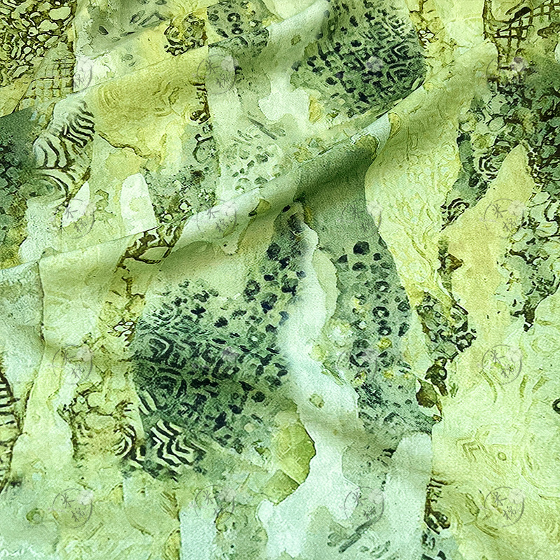 Green ink dyeing oil painting  - đánh giá và giá Silk Painting Dye